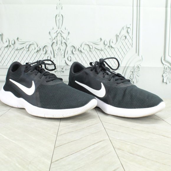 NIKE Men's Flex Experience RN 9 Black White Mesh Lace-up Running Shoes US 11 W - Picture 3 of 9